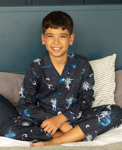 Aldrin Boys Astronaut Print Pyjama Set