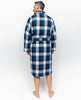 Aldrin Check Long Dressing Gown