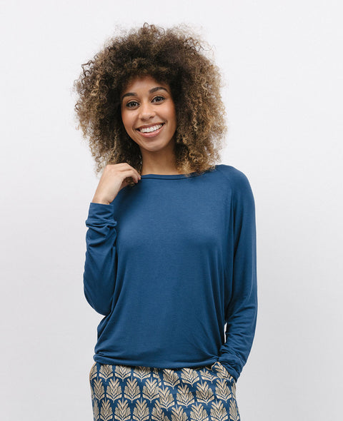 Fawn Slouch Jersey Pyjama Top