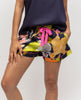 Avery Shorts mit Blumenmuster, Marineblau