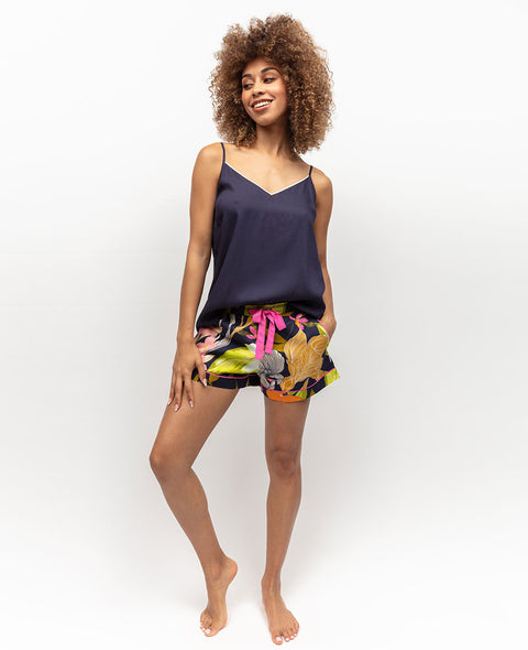 Avery Modal Cami and Floral Print Shorty Set