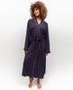 Avery Navy Jersey Long Dressing Gown