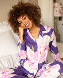 Valentina Damen-Pyjama-Set mit Blumendruck