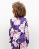 Valentina Pyjama-Oberteil mit Blumendruck