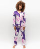 Valentina Purple Floral Print Pyjama Top