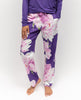 Valentina Purple Floral Print Pyjama Bottoms