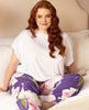 Bas de pyjama à imprimé floral Valentina