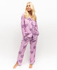 Valentina – Pyjama-Set mit Herz-Print in Rosa