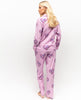 Valentina – Pyjama-Set mit Herz-Print in Rosa