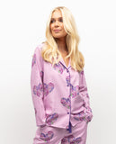 Valentina Heart Print Pyjama Top