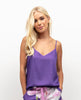 Camisole en modal violet Valentina