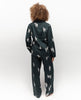 Blake Damen-Pyjama-Set mit Zebramuster und weitem Bein