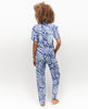 Madeline Shell-Pyjama-Oberteil mit Geo-Print