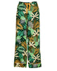 Bas de pyjama à jambe large et imprimé feuilles de palmier Gabrielle