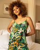 Camisole à imprimé feuilles de palmier Gabrielle