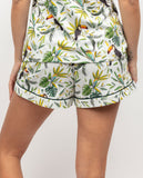 Gabrielle Toucan bedruckte Jersey-Shorts