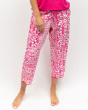 Bas de pyjama court à imprimé carreaux Hailey