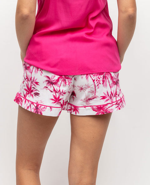 Hailey Palmen-Print-Shorts