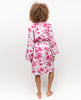Hailey Palm Print Short Dressing Gown