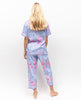 Zoey Damen-Pyjama-Set mit Flamingo-Print, kurz geschnitten