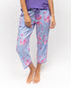 Kurze Pyjamahose mit Flamingo-Print von Zoey