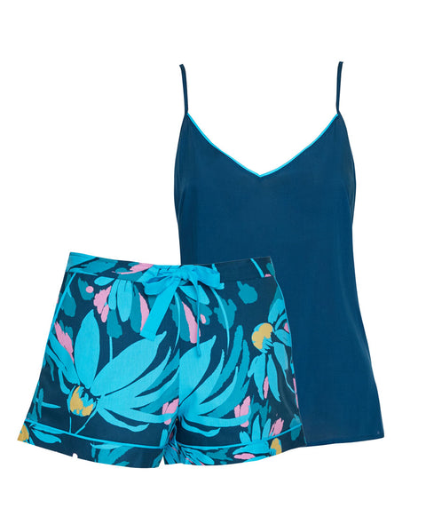 Cove Modal Cami and Floral Print Shorty Set