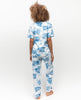 Pyjamahose mit Donna Santorini-Print