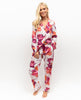 Aliyah Pyjama-Oberteil mit Blumendruck