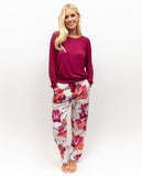 Aliyah Slouch Jersey Top and Floral Print Pyjama Set