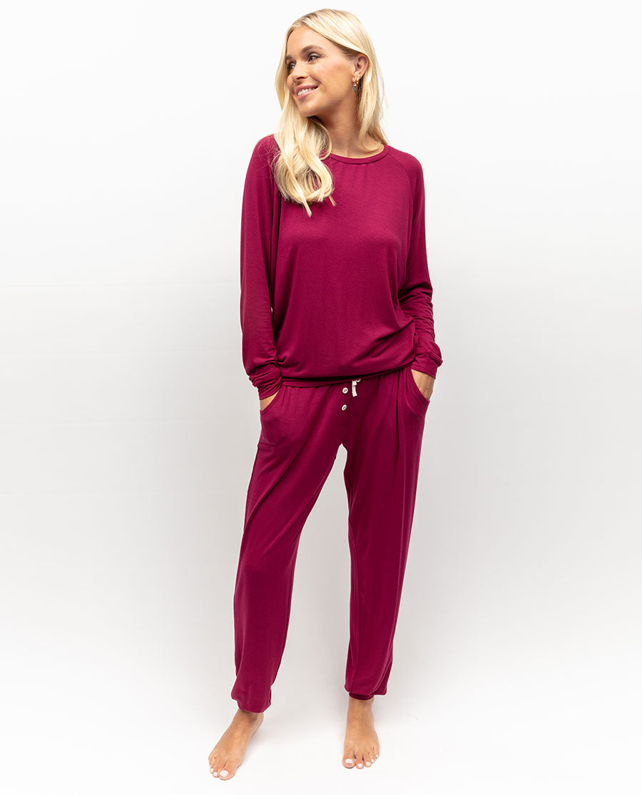 Aliyah Slouch Jersey Pyjama Top