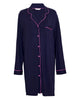 Chemise de nuit en jersey bleu marine Avery