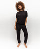 Blake Black Slouch Jersey Pyjama Set