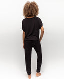 Blake Black Slouch Jersey Pyjama Set