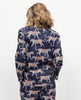 Taylor Haut de pyjama imprimé léopard pour femme