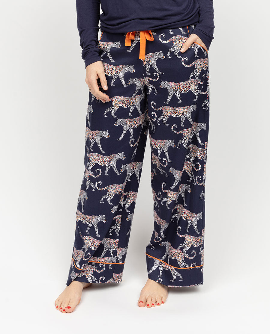 Pj Salvage Leopard PJ Salvage Modal Basic Leopard Print Notch