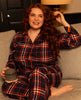 Taylor Bas de pyjama à carreaux légèrement brossés pour femme