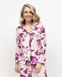 Colette Womens Floral Printed Jersey Pyjama Top