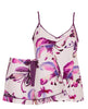 Colette Womens Floral Printed Jersey Cami and Shorts Set
