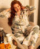 Piper Ensemble de pyjama à imprimé floral pour femme