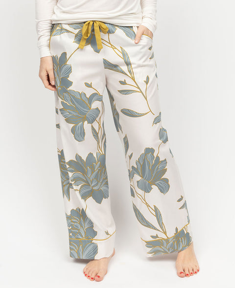 Piper Womens Floral Print Wide Leg Pyjama Bottoms