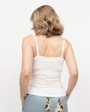 Piper Gilet de soutien secret en jersey avec bordure en dentelle pour femme