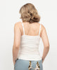 Piper Womens Lace Trim Jersey Hidden Support Vest