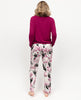 Penelope Womens Slouch Jersey Top and Panda Print Pyjama Set