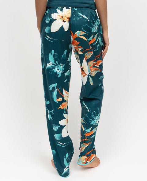 Goldie Bas de pyjama imprimé floral pour femme