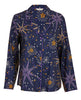 Edie Womens Fireworks Print Pyjama Top