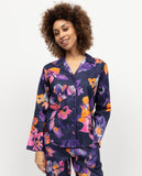 Edie Pyjamaoberteil mit Blumenmuster für Damen