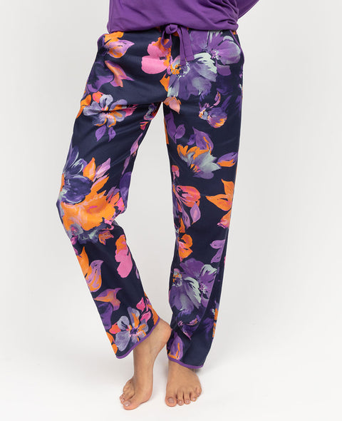 Edie Pyjamahose mit Blumenmuster für Damen