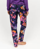 Edie Bas de pyjama imprimé floral pour femme