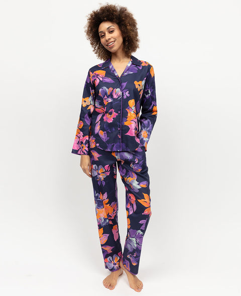 Edie Womens Floral Print Pyjama Set