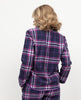 Edie Womens Lightly Brushed Check Pyjama Top